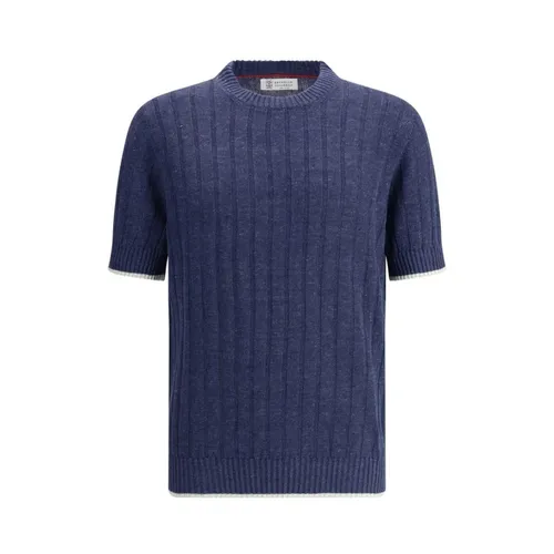Knitwear > Round-neck Knitwear - - Brunello Cucinelli - Modalova