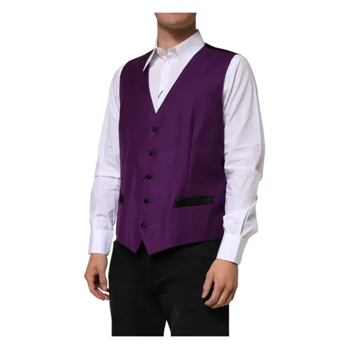 Jackets > Vests - - Dolce & Gabbana - Modalova