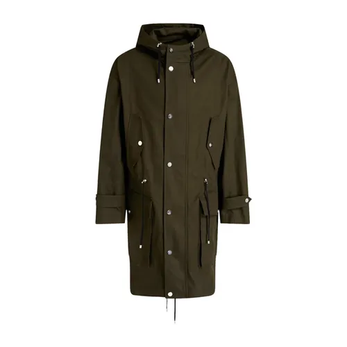Balmain - Coats > Parkas - Green - Balmain - Modalova