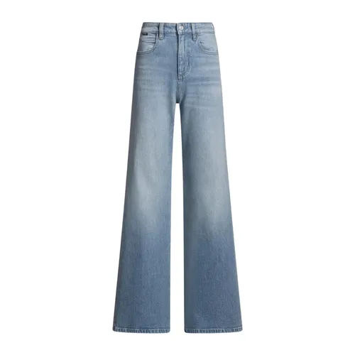 Hugo - Jeans > Wide Jeans - Blue - Hugo - Modalova