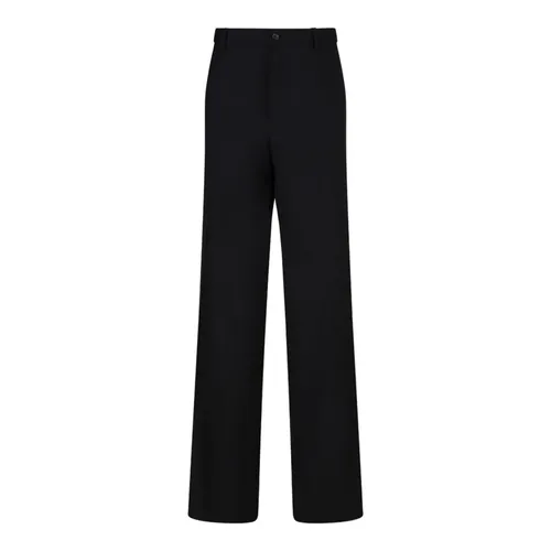 Trousers > Straight Trousers - - Dolce & Gabbana - Modalova