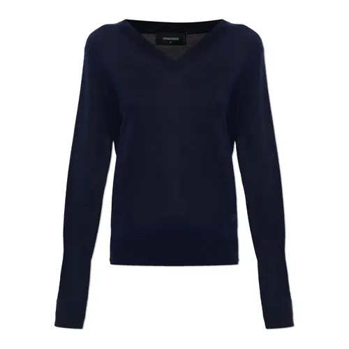Knitwear > V-neck Knitwear - - Dsquared2 - Modalova