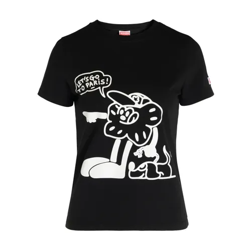 Kenzo - Tops > T-Shirts - Black - Kenzo - Modalova