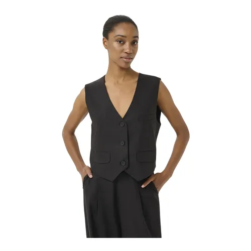Gestuz - Jackets > Vests - Black - Gestuz - Modalova