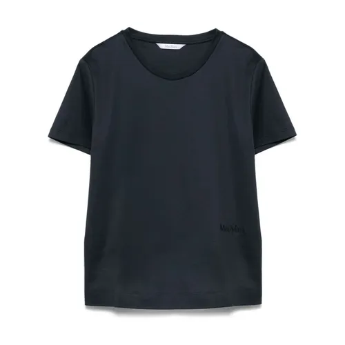 Max Mara - Tops > T-Shirts - Blue - Max Mara - Modalova