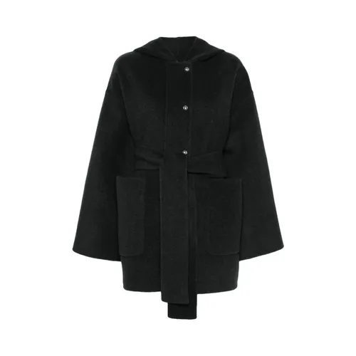 Coats > Belted Coats - - Khaite - Modalova