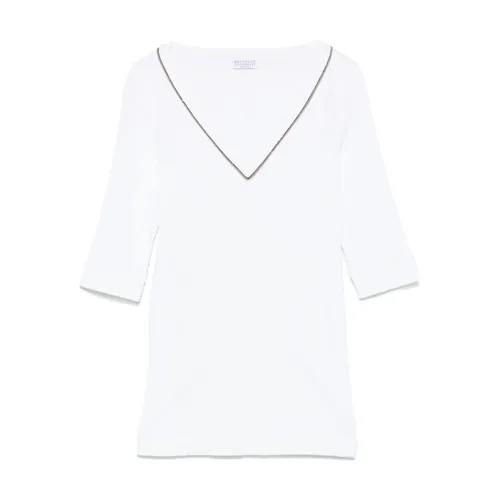 Tops > T-Shirts - - Brunello Cucinelli - Modalova