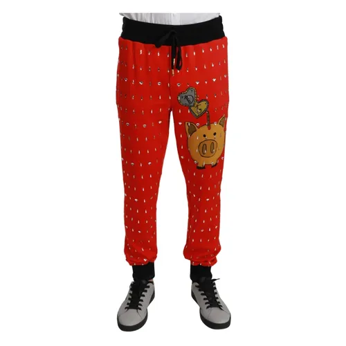 Trousers > Sweatpants - - Dolce & Gabbana - Modalova