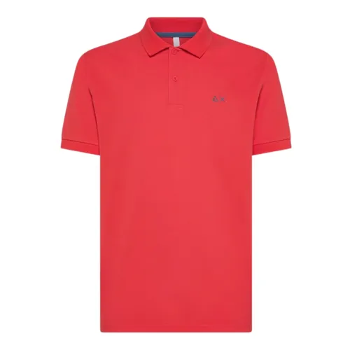 Sun68 - Tops > Polo Shirts - Red - Sun68 - Modalova