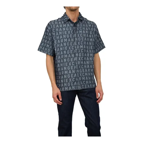 Shirts > Short Sleeve Shirts - - Armani Exchange - Modalova
