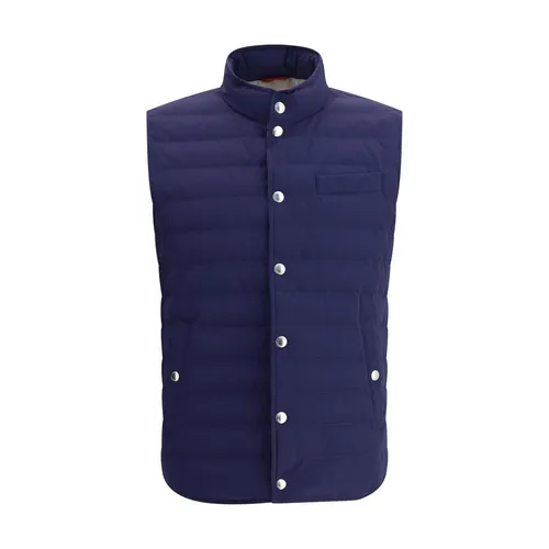 Jackets > Vests - - Brunello Cucinelli - Modalova