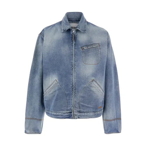Jackets > Denim Jackets - - Msgm - Modalova