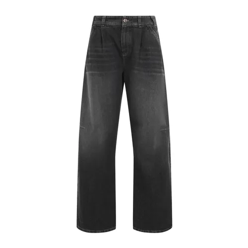 Jeans > Wide Jeans - - Brunello Cucinelli - Modalova