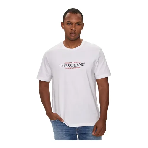 Guess - Tops > T-Shirts - White - Guess - Modalova