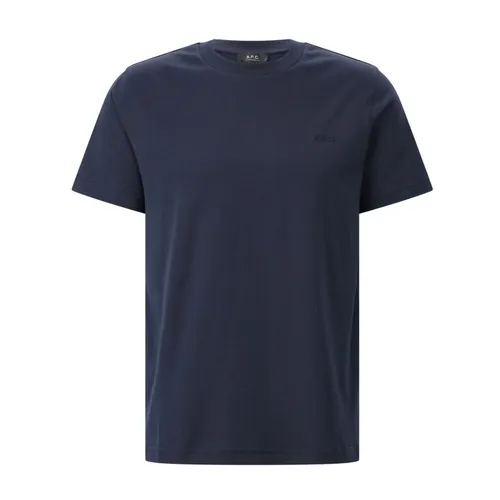 A.p.c. - Tops > T-Shirts - Blue - A.p.c. - Modalova
