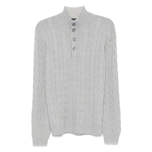 Knitwear > Round-neck Knitwear - - Barba - Modalova