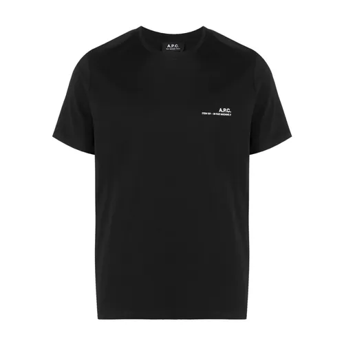 A.p.c. - Tops > T-Shirts - Black - A.p.c. - Modalova