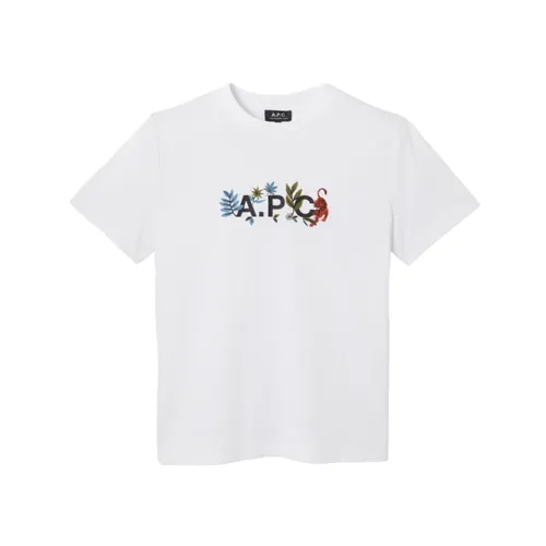 A.p.c. - Tops > T-Shirts - White - A.p.c. - Modalova