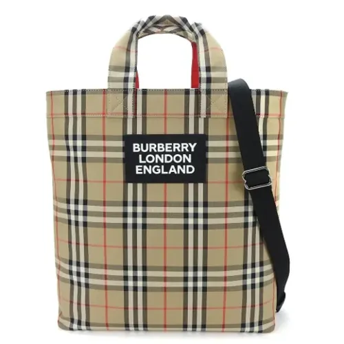 Pre-owned > Pre-owned Bags > Pre-owned Tote Bags - - Burberry Vintage - Modalova