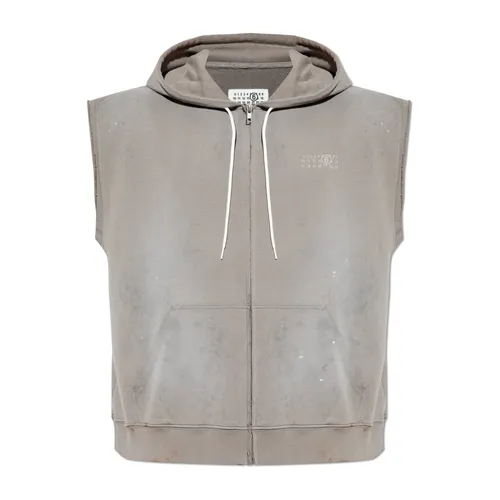 Sweatshirts & Hoodies > Zip-throughs - - MM6 Maison Margiela - Modalova