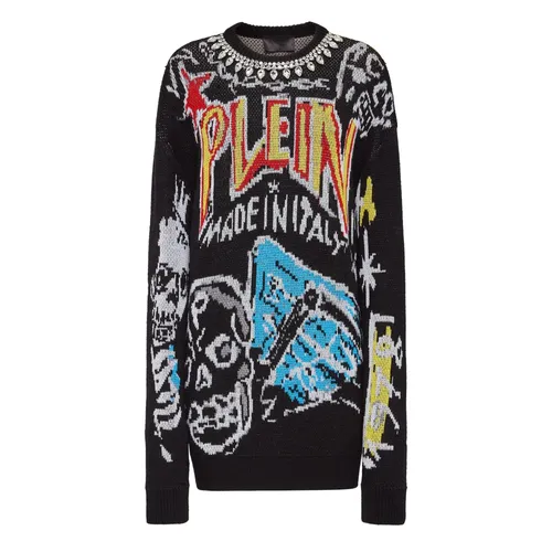 Knitwear > Round-neck Knitwear - - Philipp Plein - Modalova
