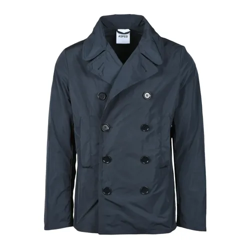 Coats > Double-Breasted Coats - - Aspesi - Modalova