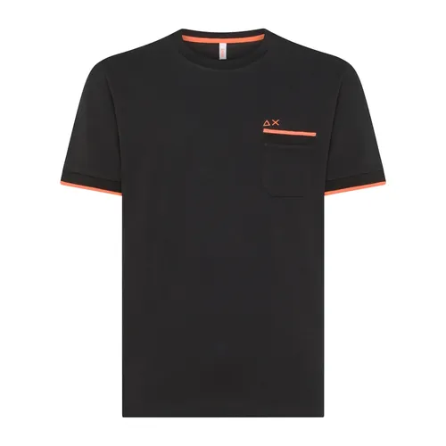 Sun68 - Tops > T-Shirts - Black - Sun68 - Modalova