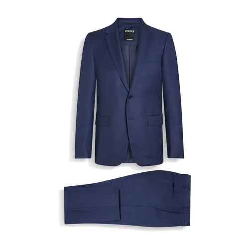Suits > Suit Sets > Single Breasted Suits - - Zegna - Modalova