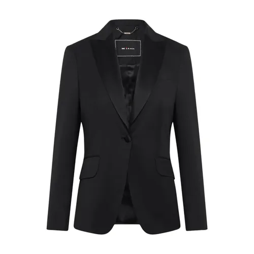 Kiton - Jackets > Blazers - Black - Kiton - Modalova
