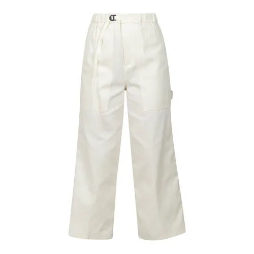Trousers > Wide Trousers - - White Sand - Modalova