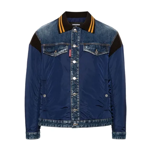 Jackets > Denim Jackets - - Dsquared2 - Modalova