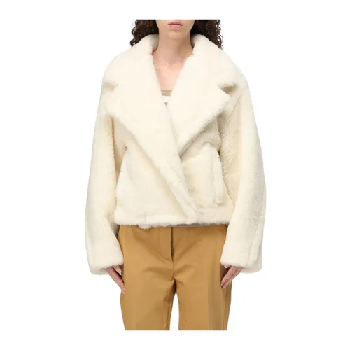 Jackets > Faux Fur & Shearling Jackets - - Max Mara - Modalova