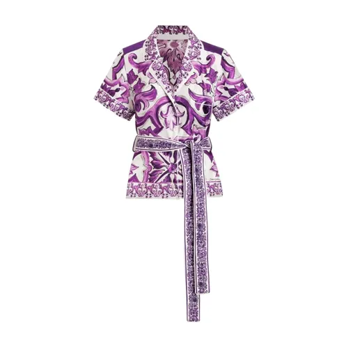 Blouses & Shirts > Kimonos - - Dolce & Gabbana - Modalova