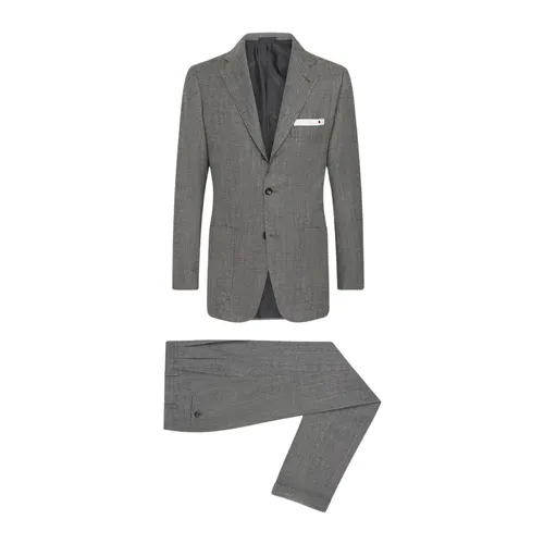 Suits > Suit Sets > Single Breasted Suits - - Kiton - Modalova
