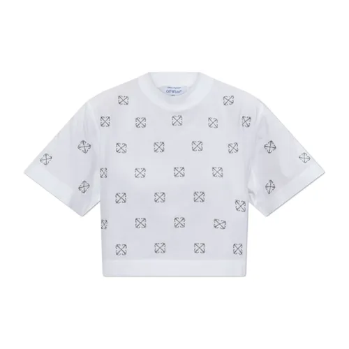 Off - Tops > T-Shirts - - Off White - Modalova