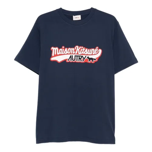 Autry - Tops > T-Shirts - Blue - Autry - Modalova