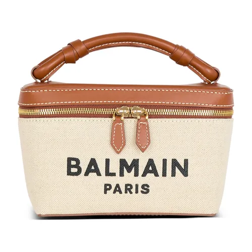 Balmain - Bags > Handbags - Beige - Balmain - Modalova