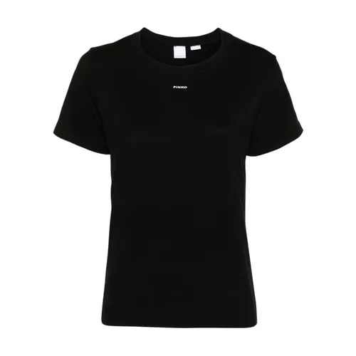 Pinko - Tops > T-Shirts - Black - Pinko - Modalova