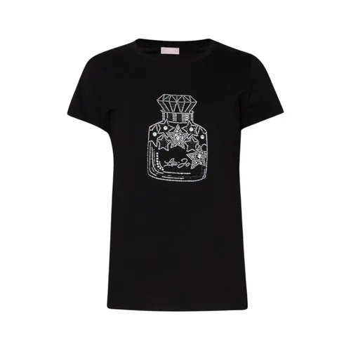Liu Jo - Tops > T-Shirts - Black - Liu Jo - Modalova