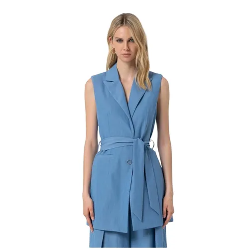 Jackets > Vests - - Fracomina - Modalova