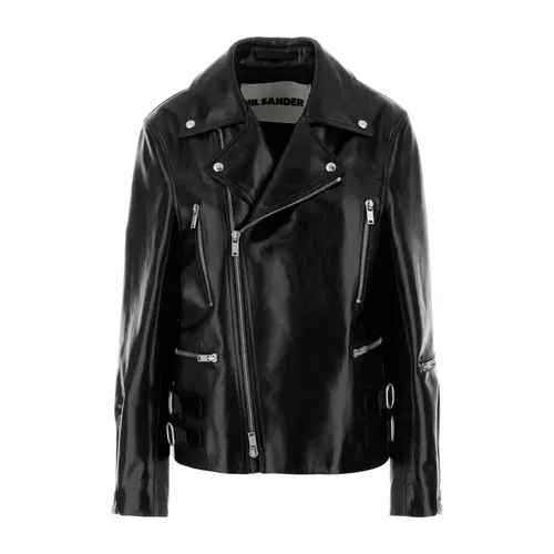 Jackets > Leather Jackets - - Jil Sander - Modalova