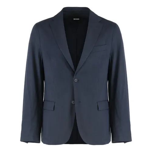 Hugo - Jackets > Blazers - Blue - Hugo - Modalova
