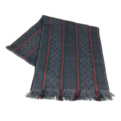 Pre-owned > Pre-owned Accessories > Pre-owned Scarves - - Gucci Vintage - Modalova