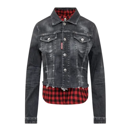 Jackets > Denim Jackets - - Dsquared2 - Modalova