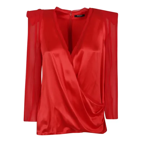 Blouses & Shirts > Blouses - - Balmain - Modalova