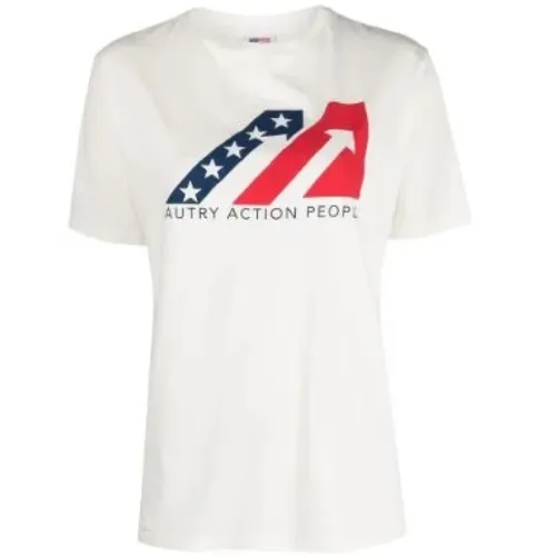 Autry - Tops > T-Shirts - White - Autry - Modalova