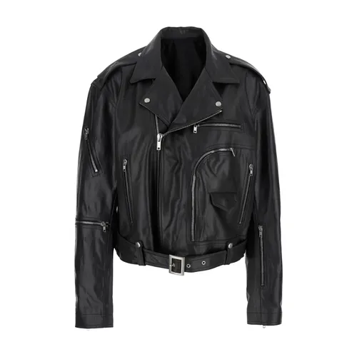 Jackets > Leather Jackets - - Rick Owens - Modalova