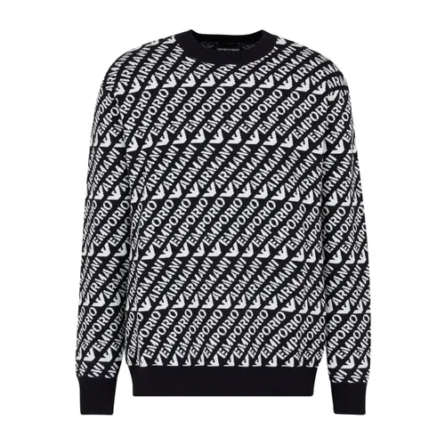 Knitwear > Round-neck Knitwear - - Emporio Armani - Modalova