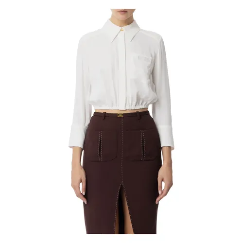 Blouses & Shirts > Shirts - - Elisabetta Franchi - Modalova