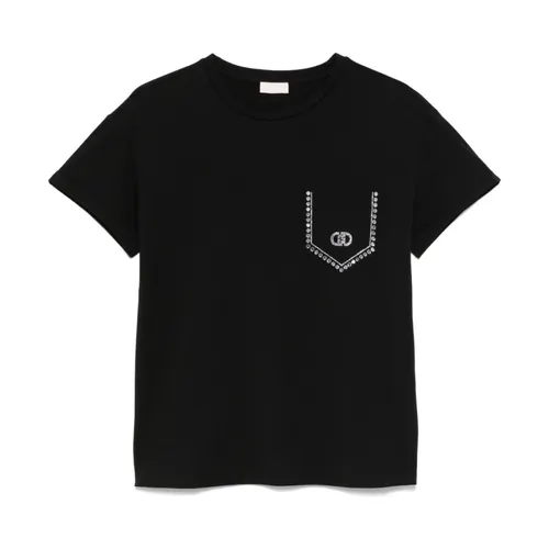 Liu Jo - Tops > T-Shirts - Black - Liu Jo - Modalova